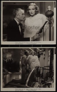 4t1809 DESIRE 2 8x10 stills 1936 John Halliday staring at sexy Marlene Dietrich on stairs!