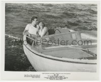 4t1486 DR. NO 8.25x10 still 1963 Sean Connery as James Bond on boat with sexy Ursula Andress!