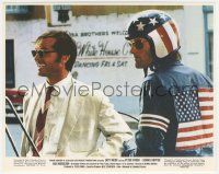 4t1492 EASY RIDER color 8x10 still 1969 Peter Fonda, Jack Nicholson, Dennis Hopper biker classic!