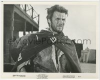 4t1497 FISTFUL OF DOLLARS 8x10.25 still 1967 best c/u of Clint Eastwood wearing sirape, Sergio Leone