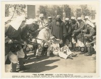 4t1499 FLYING DEUCES 8x10.25 still 1939 Stan Laurel & Oliver Hardy held at gunpoint by Legionnaires!