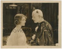 4t1518 HE WHO GETS SLAPPED 8x10.25 still 1924 clown Lon Chaney & Norma Shearer, Victor Sjostrom!