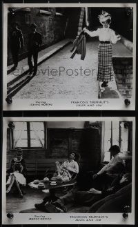 4t1818 JULES & JIM 2 8x10 stills 1962 Francois Truffaut's Jules et Jim, Jeanne Moreau, Oskar Werner!