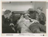 4t1558 KISS OF DEATH 7.75x9.75 still 1947 sexy woman & Richard Widmark by Victor Mature's bedside!