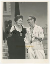 4t1581 MARGARET DUMONT/GROUCHO MARX 7x9 news photo 1965 last time reunited on TV's Hollywood Palace!