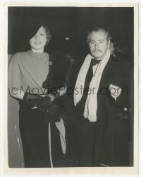 4t1585 MARLENE DIETRICH/JOSEF VON STERNBERG 6.5x8.25 news photo 1933 at premiere of I'm No Angel!