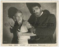 4t1602 OLD DARK HOUSE 7.75x10 still 1932 great c/u of disfigured Boris Karloff & Gloria Stuart!