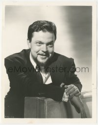 4t1603 ORSON WELLES 8x10 still 1939 great RKO portrait of the Hollywood legend with a goatee!