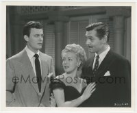 4t1644 SOMEWHERE I'LL FIND YOU 8.25x10 still 1942 Lana Turner between Clark Gable & Robert Sterling!