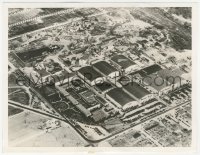 4t1684 WARNER BROS 6.75x8.5 news photo 1934 incredible aerial view of the enormous studio lot!