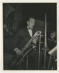 4t1694 WOODY HERMAN 8x10 still 1940 great image of the bandleader playing saxophone!