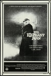 4t0418 ELEPHANT MAN Aust 1sh 1981 John Hurt is not an animal, Hopkins, directed by David Lynch!