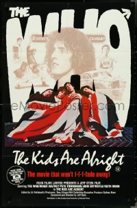 4t0424 KIDS ARE ALRIGHT Aust 1sh 1979 Roger Daltrey, Townshend, The Who, won't f-f-f-fade away!