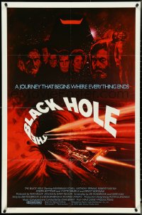 4t0988 BLACK HOLE int'l 1sh 1979 Disney sci-fi, Schell, Anthony Perkins, Forster & Yvette Mimieux!