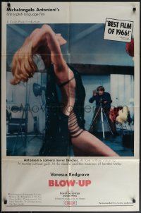 4t0995 BLOW-UP 1sh 1967 Michelangelo Antonioni, David Hemmings photographs sexy Verushka!