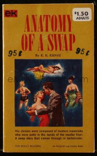 4t1375 ANATOMY OF A SWAP paperback book 1967 great Paul Rader cover art of sexy women!