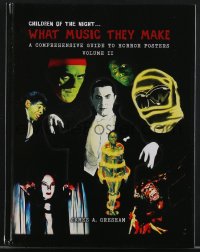 4t0315 CHILDREN OF THE NIGHT: WHAT MUSIC THEY MAKE hardcover book 2018 guide to horror posters!