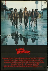 4t1359 WARRIORS English 1sh 1979 Walter Hill, cool image of Michael Beck, James Remar & more!