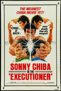 4t1049 EXECUTIONER 1sh 1978 Chokugeki! Jigoku-ken, the meanest Sonny Chiba movie yet!