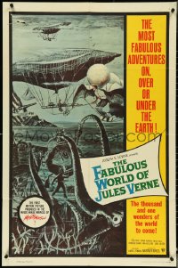 4t1052 FABULOUS WORLD OF JULES VERNE 1sh 1961 the thousand and one wonders of the world to come!