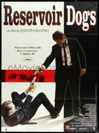 4t0186 RESERVOIR DOGS French 1p 1992 Tarantino, different image of Harvey Keitel & Steve Buscemi!