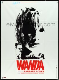 4t0190 WANDA French 1p R2003 different Check Morris art of star/director Barbara Loden, rare!