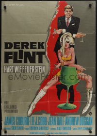 4t0398 IN LIKE FLINT German 1967 secret agent James Coburn & Jean Hale by Klaus Rutters!