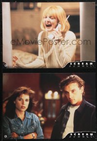 4t0042 SCREAM 4 12x17 German LCs 1996 Neve Campbell, Drew Barrymore, directed by Wes Craven!