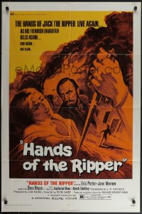 4t1096 HANDS OF THE RIPPER 1sh 1972 Hammer horror, Jack the Ripper kills again through his daughter