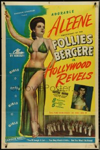 4t1105 HOLLYWOOD REVELS 1sh 1946 sexy Aleene, Sweetheart of Follies Bergere & sassy lassies!