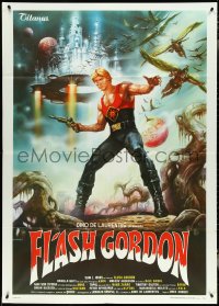 4t0131 FLASH GORDON Italian 1p 1980 different art of Sam Jones by Renato Casaro!