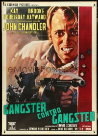 4t0147 MAD DOG COLL Italian 1p 1963 gangster maniac with machine gun by Luigi Martinati, ultra rare!