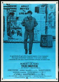 4t0155 TAXI DRIVER Italian 1p R1980s classic image of Robert De Niro, directed by Martin Scorsese!