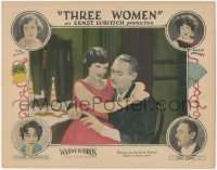 4t0583 3 WOMEN LC 1924 great close up of May McAvoy sitting on Lew Cody's lap, Ernst Lubitsch!