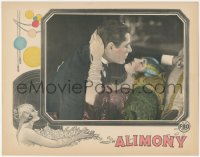 4t0587 ALIMONY LC 1924 best romantic close up of Warner Baxter & Grace Darmond, ultra rare!