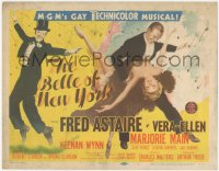 4t0542 BELLE OF NEW YORK TC 1952 great artwork of Fred Astaire & sexy Vera-Ellen dancing!