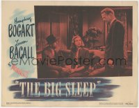 4t0600 BIG SLEEP LC #4 1946 Lauren Bacall & Humphrey Bogart held at gunpoint, Howard Hawks classic!