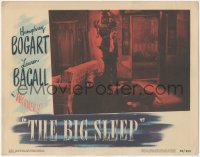 4t0601 BIG SLEEP LC #7 1946 Humphrey Bogart w/ gun and dead John Ridgely, directed by Howard Hawks!