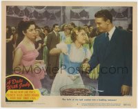 4t0622 DATE WITH JUDY LC #4 1948 young Elizabeth Taylor, Jane Powell & Robert Stack by punch bowl!