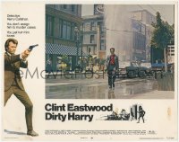 4t0631 DIRTY HARRY LC #7 1971 Clint Eastwood on San Francisco street holding his gun!