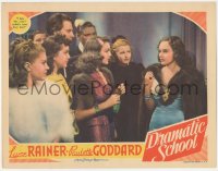 4t0635 DRAMATIC SCHOOL LC 1938 young Lana Turner accuses Paulette Goddard of doing wrong, rare!