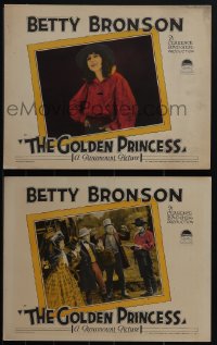 4t0924 GOLDEN PRINCESS 2 LCs 1925 starring Betty Bronson, The Peter Pan Girl, with Neil Hamilton, rare!