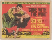 4t0553 GONE WITH THE WIND TC R1954 Clark Gable, Vivien Leigh, greater than ever on wide screen!