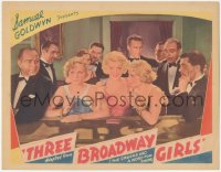 4t0655 GREEKS HAD A WORD FOR THEM LC R1930s Joan Blondell, Claire & Evans, Three Broadway Girls!