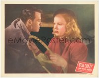 4t0658 GUN CRAZY LC #3 1950 Joseph H. Lewis film noir classic, Peggy Cummins driving by John Dall!