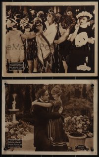 4t0927 HER BELOVED VILLAIN 2 LCs 1920 Marshall w/ladies at masked ball + Wanda Hawley, ultra rare!