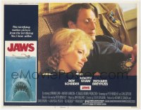 4t0678 JAWS LC #5 1975 Steven Spielberg, close up of worried Roy Scheider & Lorraine Gary!