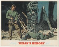 4t0680 KELLY'S HEROES LC #3 1970 Clint Eastwood surveys one of the victims of his AWOL bank robbery!