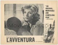 4t0685 L'AVVENTURA LC 1961 Michelangelo Antonioni's The Adventure, close up of pretty Monica Vitti!