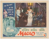 4t0700 MACAO LC #7 1952 Josef von Sternberg, best image of sexy Jane Russell performing!